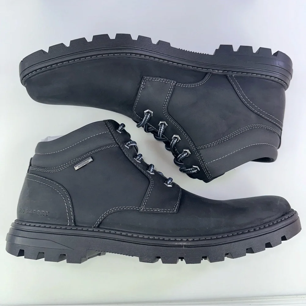 Rockport Men's Weather Or Not Waterproof Hydro Shield Plain Toe Boots Size 13M